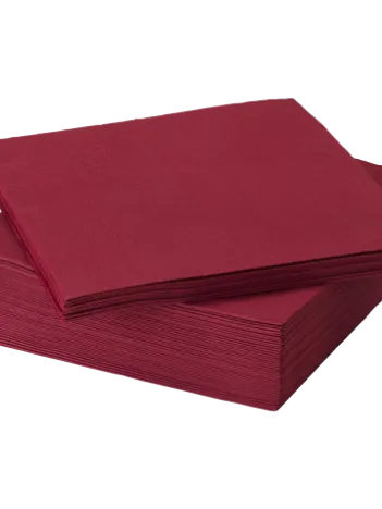 Serviette de Table Ultra Cuisine Serviettes Multipoint Bordeaux 38x38cm