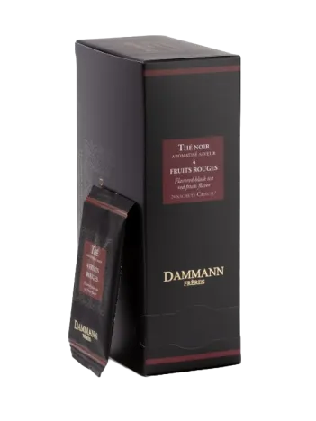 Thé Noir Dammann   4 Fruits rouges