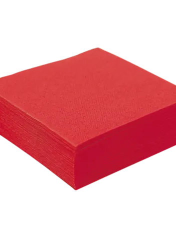 Serviette de Table Ultra Cuisine Serviettes Multipoint Rouge 38x38cm